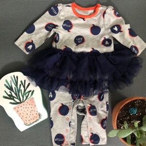 🎀Cat & Jack sleeper w/ ruffles🎀